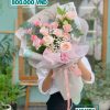 Bó hoa hồng kem size M - YN131