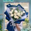 Bó hoa hồng trắng - YN138
