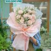 Bó hoa hồng kem size M - YN82