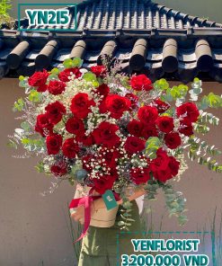 Hộp hoa hồng đỏ Ohara size XXL - YN215