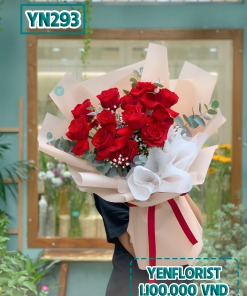 Bó hoa hồng đỏ size L - YN293