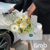 Combo tulip trắng mix Trà sữa olong hạnh nhân - CB7