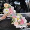 2 Combo tulip trắng mix Trà sữa Olong hạnh nhân - CB06