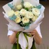 Bó hồng trắng - B128