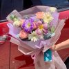 Bó mix tulip tím - B70