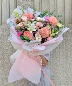 Bó cúc mẫu đơn mix - B78