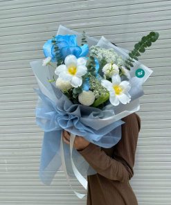 Bó tulip mix Celeste - T06