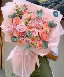 Bó hồng song hỷ - B18