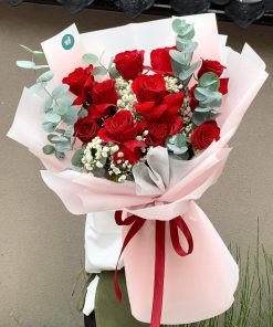 Bó hồng đỏ - B86