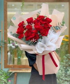 Bó hồng đỏ - B84