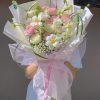 Bó hồng mix tulip tone pastel - V02