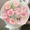 Bó hồng mix tulip tone kẹo ngọt - V05
